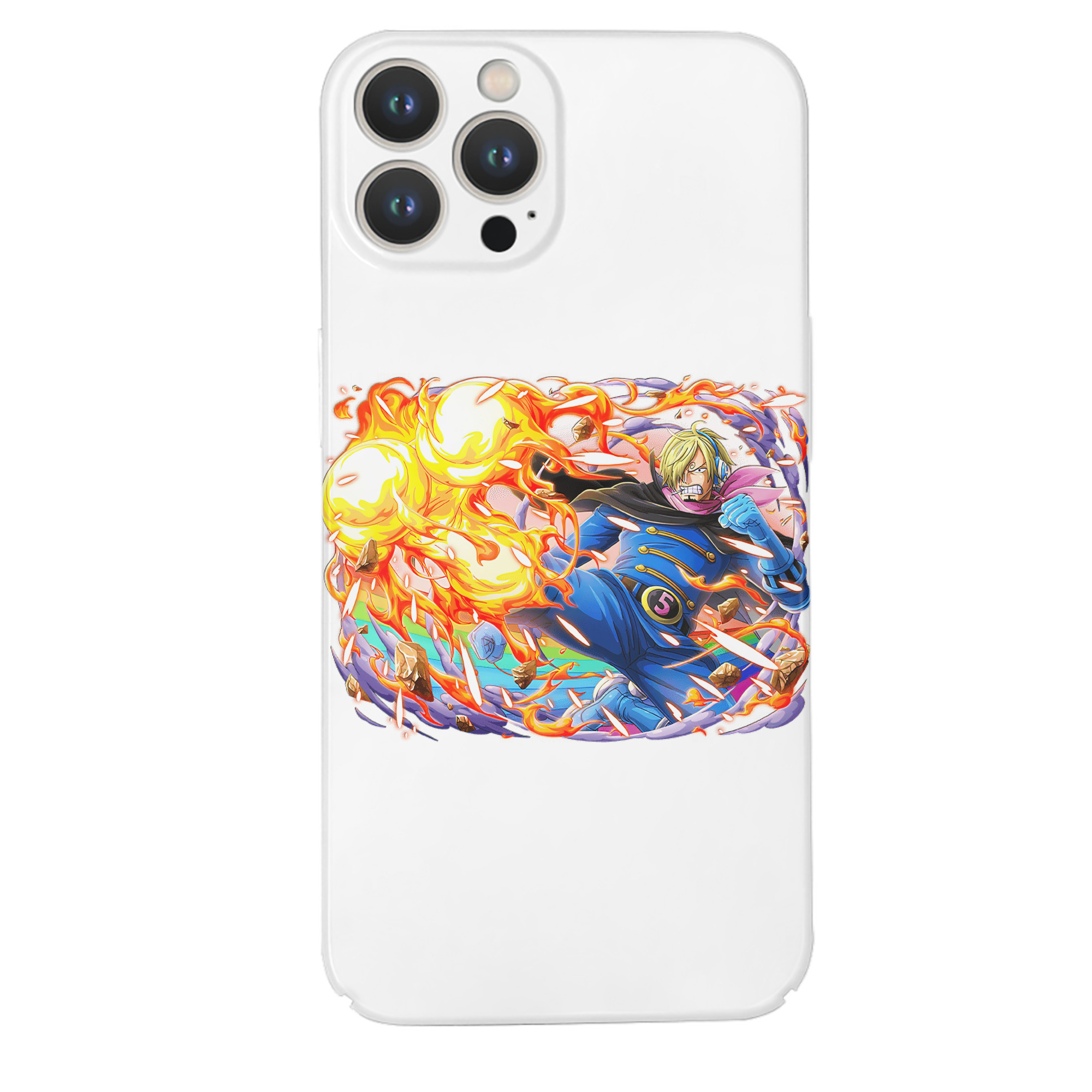 （画像用） ワンピース サンジ ONE PIECE Sanji 【iPhone 14シリーズ対応】ハードケース